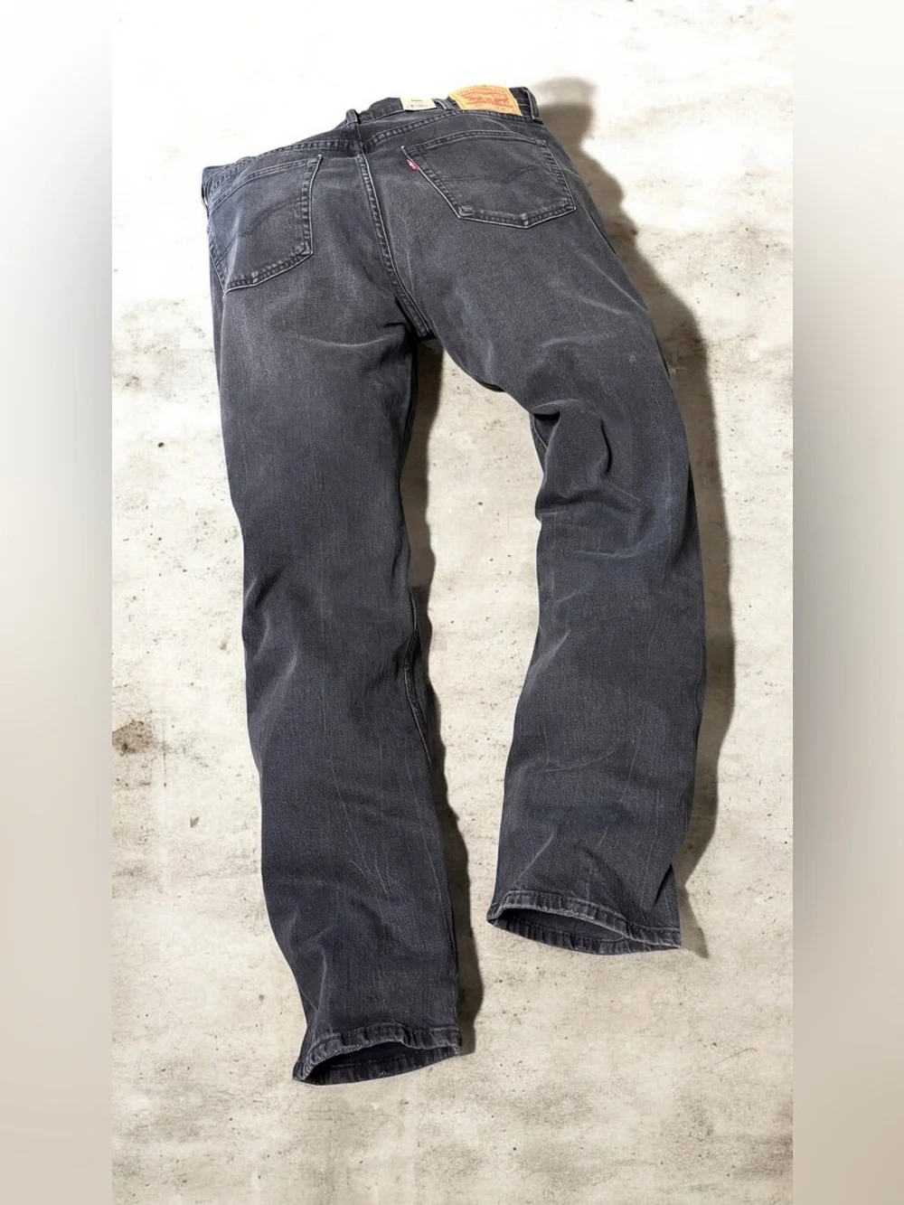 Levi’s 511 Slim Black Wash Distressed Vintage Men’s Size 38 x 32” Jeans